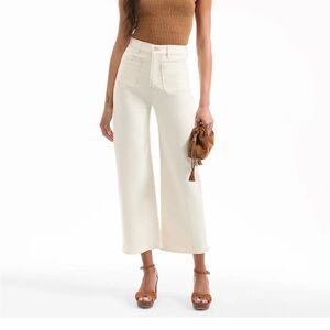 Veronica Beard Grant Wide-Leg Jeans